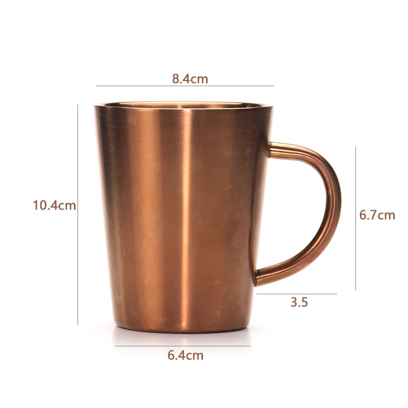 Double Wall Stainless Steel Insulated  Beer Mugs