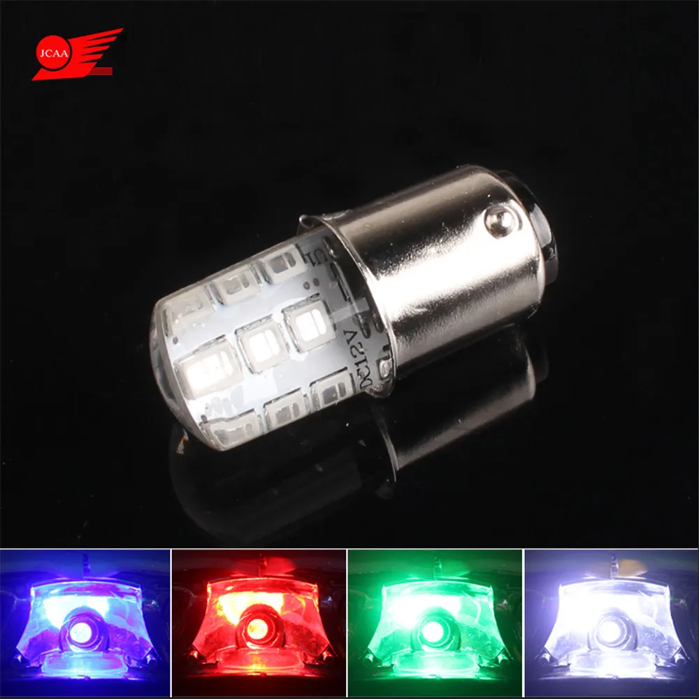 1pc 1W 5W Motorcycle LED Brake Tail Lights Bulb Motorbike Electric
