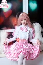 Miracle Nikki cosplay costume dress pink Lolita party suit Halloween Free Shipping