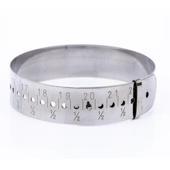 

Professional Stainless Steel Adjustable Bangle Gauge Jewelry Making Bracelet Sizing Tools Bangles Sizer Measures Jewelry Tools