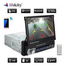Hikity 2 Din Car Stereo audio Radio Bluetooth 1DIN 7 “HD Touch Screen A Scomparsa Monitor MP5 FM di DEVIAZIONE STANDARD USB lettore Videocamera vista posteriore