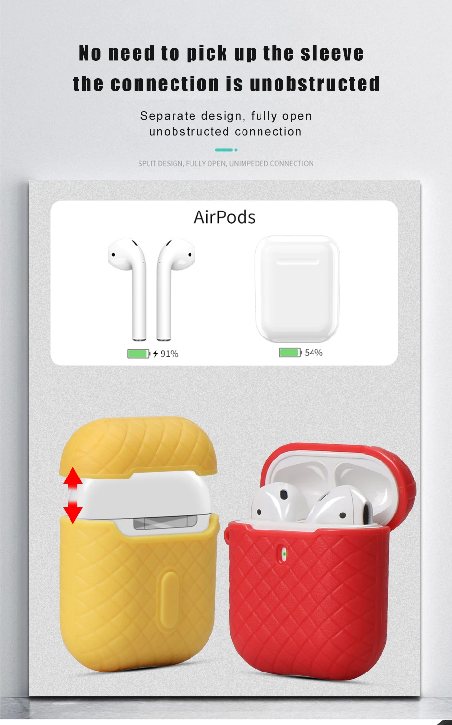 IKSNAIL силиконовый чехол s для Airpods 1/2 защитный чехол для наушников для Apple, беспроводной Bluetooth Airpod 2 противоударный с крючком