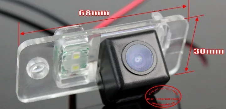 3in1 Special WiFi Camera + Wireless Receiver + Mirror Monitor Easy DIY Parking System For Audi A6  C6  S6  RS6 2005~2009 size
