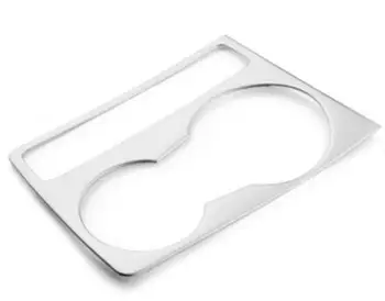 

New Car Interior Stainless Steel Water Cup Holder Panel Decoration Trim For Audi A4 L 2009-2015 Car Styling