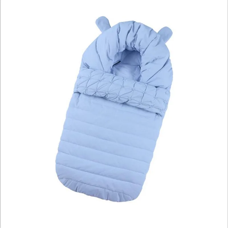 Детский спальный мешок, зимний конверт для новорожденных, теплый спальный мешок, хлопковый детский спальный мешок в коляске, инвалидные коляски - Цвет: color as shown