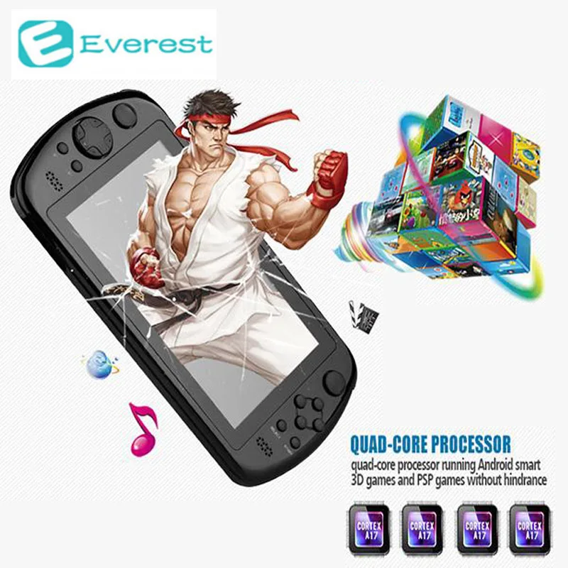 

GPD Q9 Game Player 7 inch Gamepad Android 4.4 video game RK3288 Quad Core tablets Handheld Game 2GB/16GB 0.3MP Tablet PC