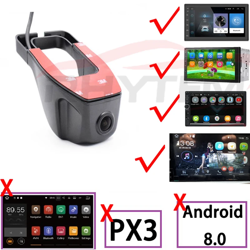 Автомобильный видеорегистратор adas с USB HD 720P для LEXXSON Android 6 0 7 1 8