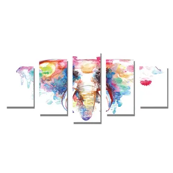 

Full Drill 5D DIY Diamond Painting Colorful Elephant Embroidery Art Multi-picture Cross Stitch Rhinestones Mosaic Painting
