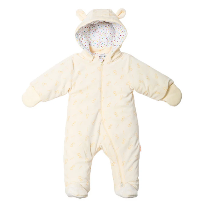 Baby Romper For Boys Girls Spring Winter Jumpsuit Thick Hooded Newborn Bebe Bodysuits Costume Infant Cotton Rompers Clothing Set (7)