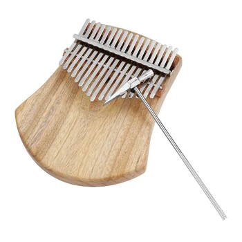 

17 Keys Kalimba African Solid Mahogany Thumb Finger Piano Wood Kalimba Portable Musical Instrument