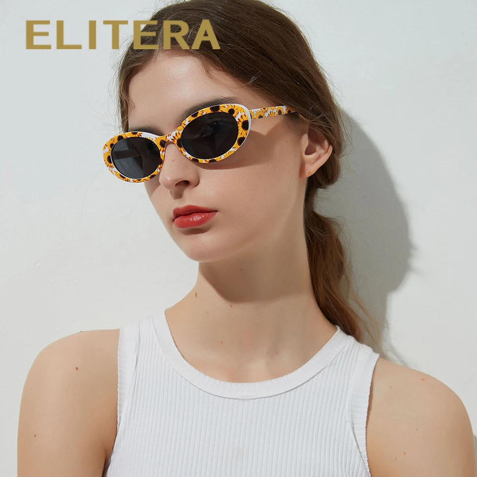 ELITERA/модные солнцезащитные очки в небольшой оправе женские роскошные брендовые