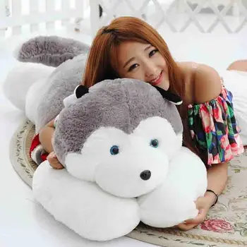 

Lovely Creative Dakimakura Soft Plush Stuffed Toy Husky Dog Birthday Gift