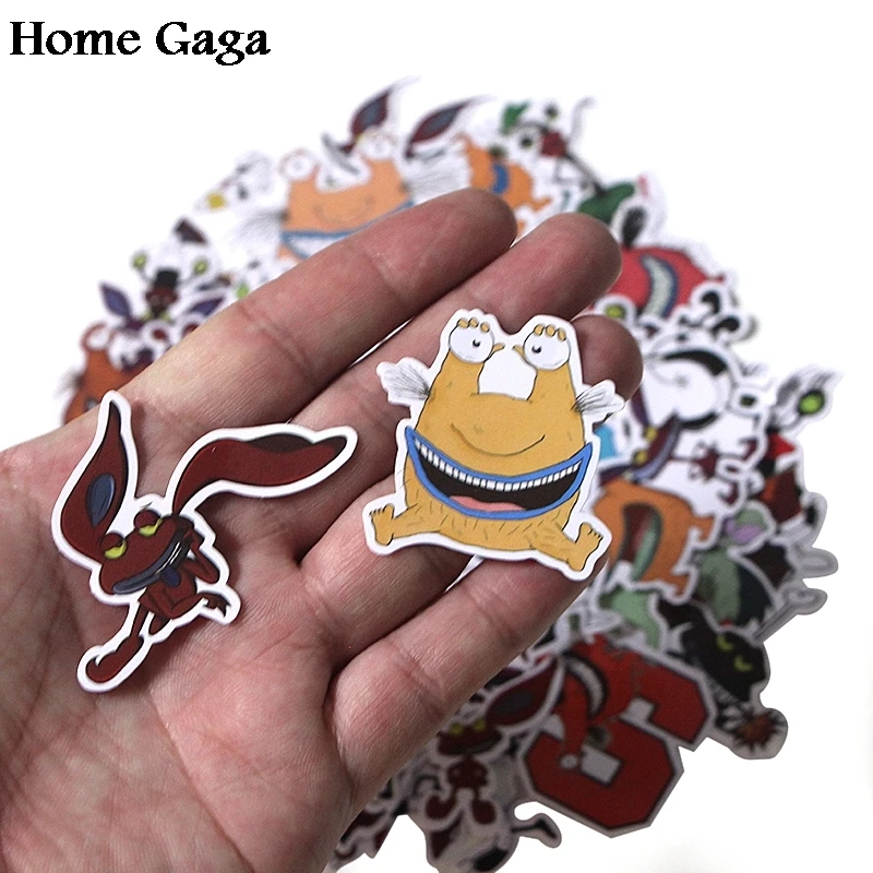 20 компл./лот Homegaga 42 шт./компл. Aaahh настоящие Монстры diy блокнот с рисунком телефона ноутбука велосипеда Скрапбукинг альбом для наклеек стикер D1700