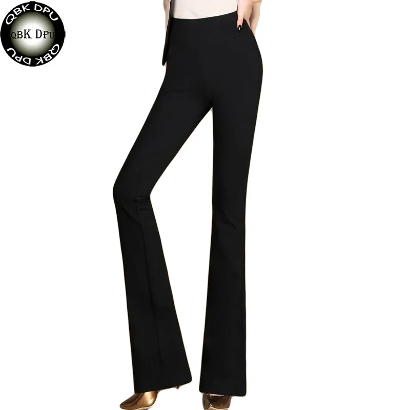 

Fashion High Waist Work Wear bell bottom pants women casual Plus Size office formal bell bottom pants street wear flare pants