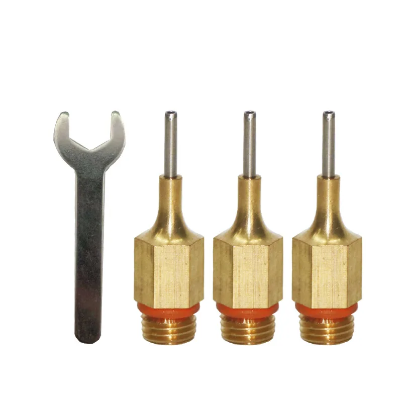 

Small Apture Diameter 1mm 1.3mm Nozzle Hot Melt Glue Gun Copper Nozzle,1x36mm 1.3x42mm 2x32mm,2pcs/lot
