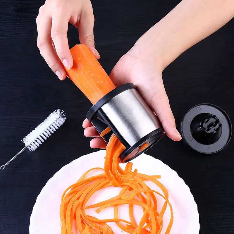 

Handheld Stainless Steel Vegetable Grater Slicer Spiral Cutter Zucchini Spiralizer Kitchen Gadgets