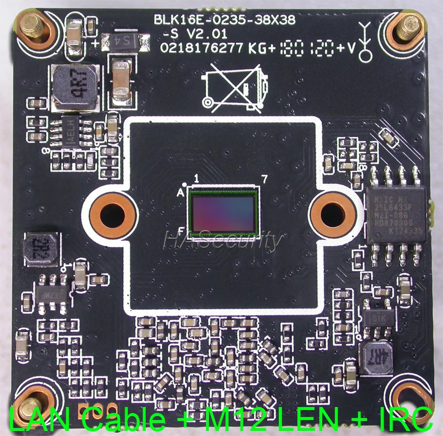 H.265 / H.264 IPC (1080P) 1/2 7 &quotSmartSens CMOS датчик изображения + модуль ip-камеры видеонаблюдения