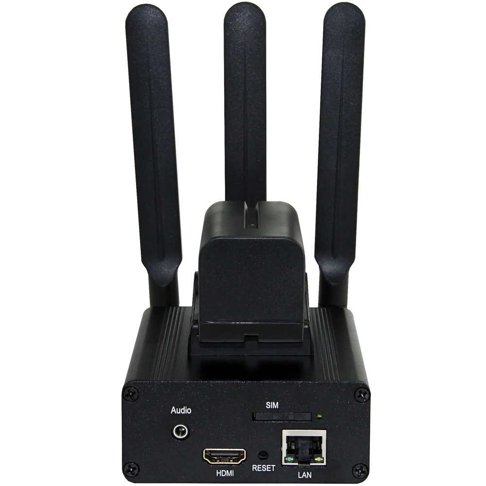 4G LTE HEVC H.265 HDMI to IP Live Streaming Encoder H.264 HD Video Audio RTMP RTSP RTMPS Encoder for Live Streaming Broadcast 4G LTE HEVC H.265 HDMI to IP Live Streaming Encoder H.264 HD Video Audio RTMP RTSP RTMPS Encoder for Live Streaming Broadcast