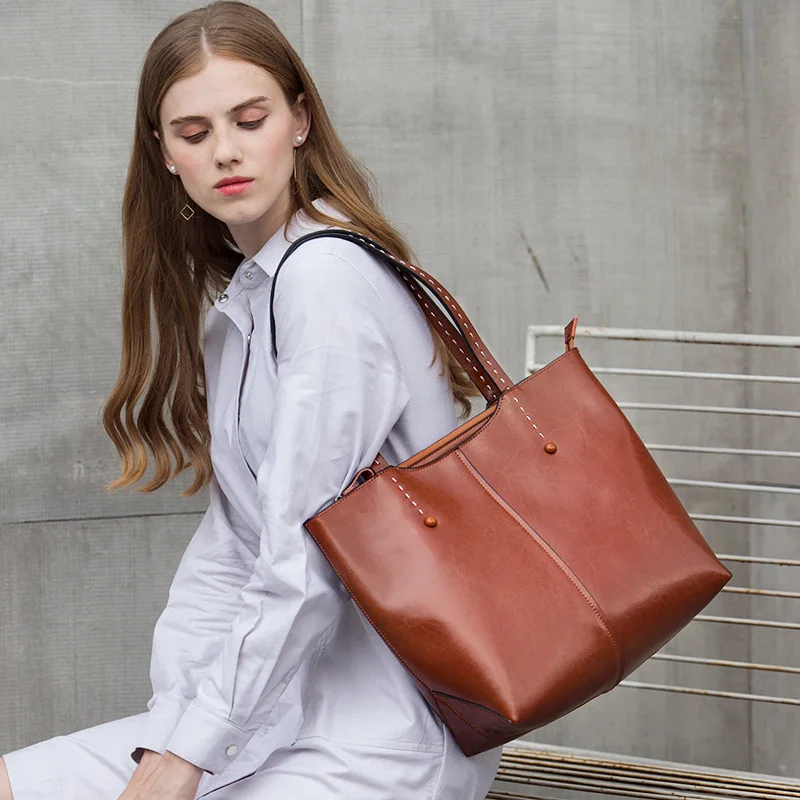 WxfbBaby bolsa feminina Высококачественная женская большая сумка из натуральной кожи женские сумки новые сумки через плечо для женщин Сумочка держатель