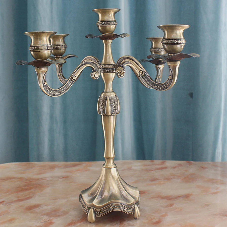Золотые подсвечники для свадебных торжеств канделябры Lanterne Metal Porta Velas люстра Mariage