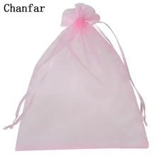 50 шт./пакет 15x20 см 17x23 см(20x30 см органзы мешки выбор 21 Цвета холст подарок сумки и чехлы