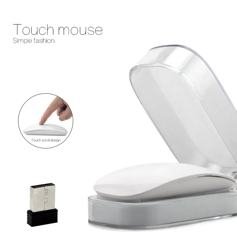 

Neo Star Wireless USB Touch Mouse For Laptop Notebook PC Desktop Computer For Macbook Magic Mice with Touch Scroll Wheel