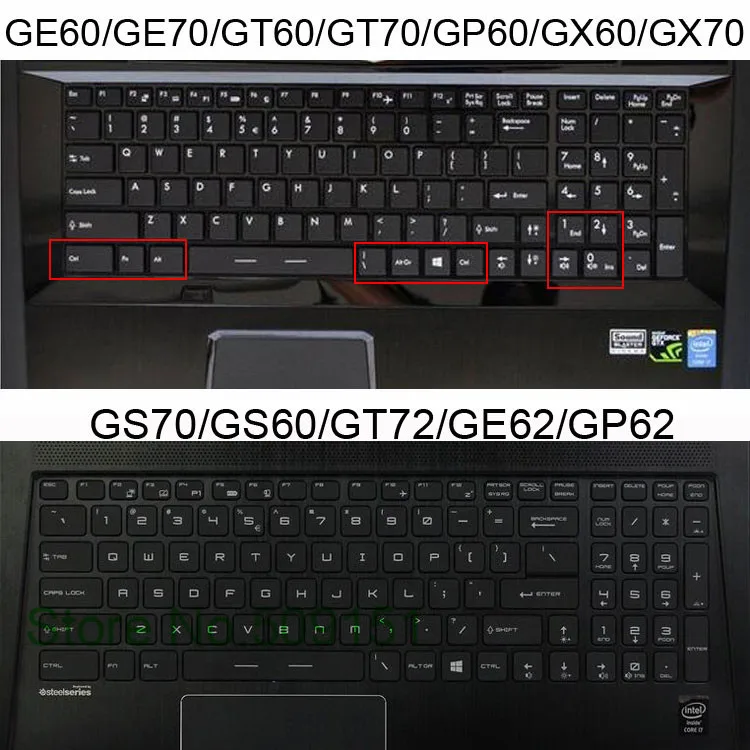 Для MSI 17,3 или 15 дюйм чехол для клавиатуры протектор для MSI GE60 GE70 GT60 GT70 GP60 GX60 GX70 GS70 GS60 GT72 GE62 GP62 GE70