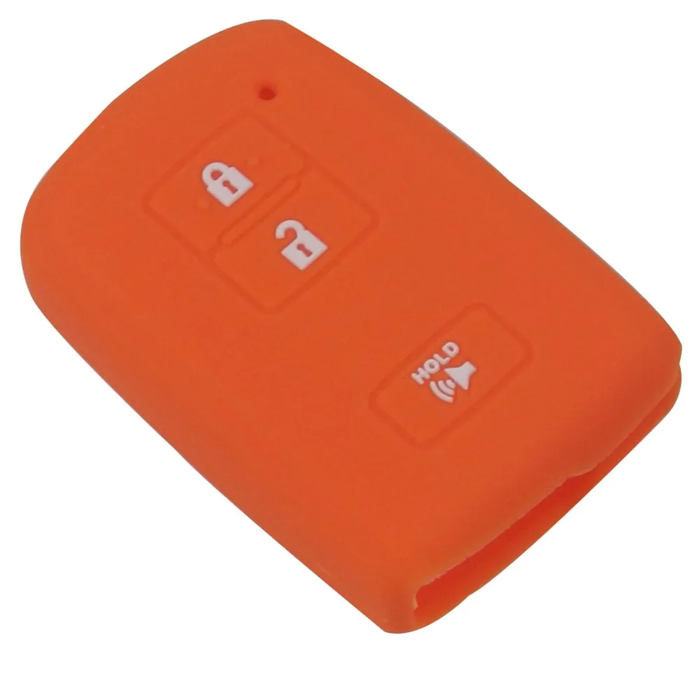 Keyforkess 30pc Smart Fob custodia protettiva per telecomando custodia in Silicone per Toyota Tacoma Land Cruiser Camry Avalon Car Styling Protector Wallet 12 6