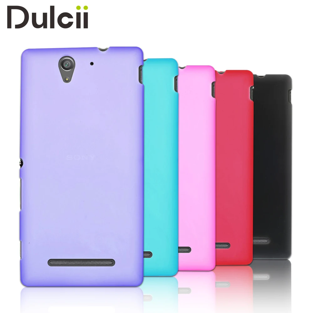 Dulcii для Sony Xperia C3 d2533 чехол матовый Мягкий гель ТПУ C 3 D 2533 двойной 2502 телефона