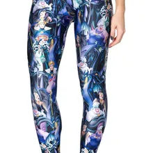 Вязание новинка в европейско-американском стиле Лидер продаж 3D печатных Злодеи леггинсы harajuku цифровая печать пикантные легинсы