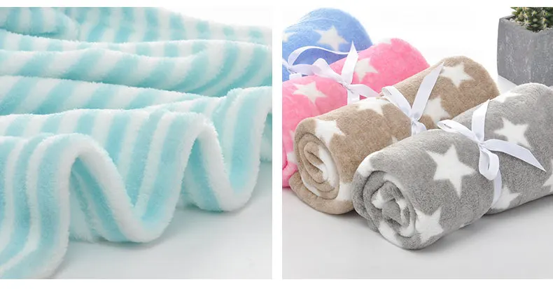 Super Soft Newborn Baby Swaddle Wrap Blankets 100*75cm Toddler Kids Boy Girl Sofa Bedding Blankets Multi-Functional Child Quilts