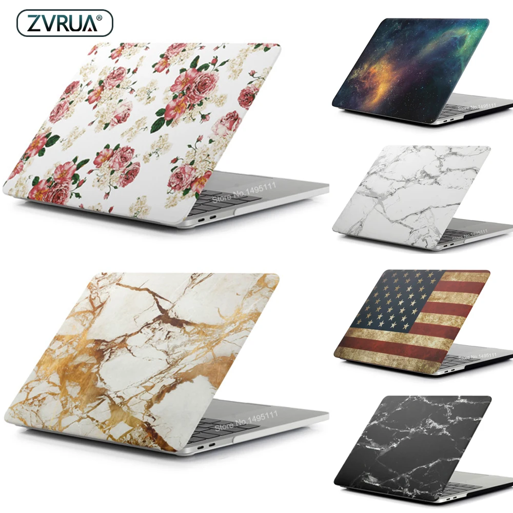 Цена Красивый чехол для ноутбука чехол для MacBook Air Pro retina 11 13 15 с сенсорной панелью, высокое качество 2018 Новый Air 13 дюймов A1932 оболочка