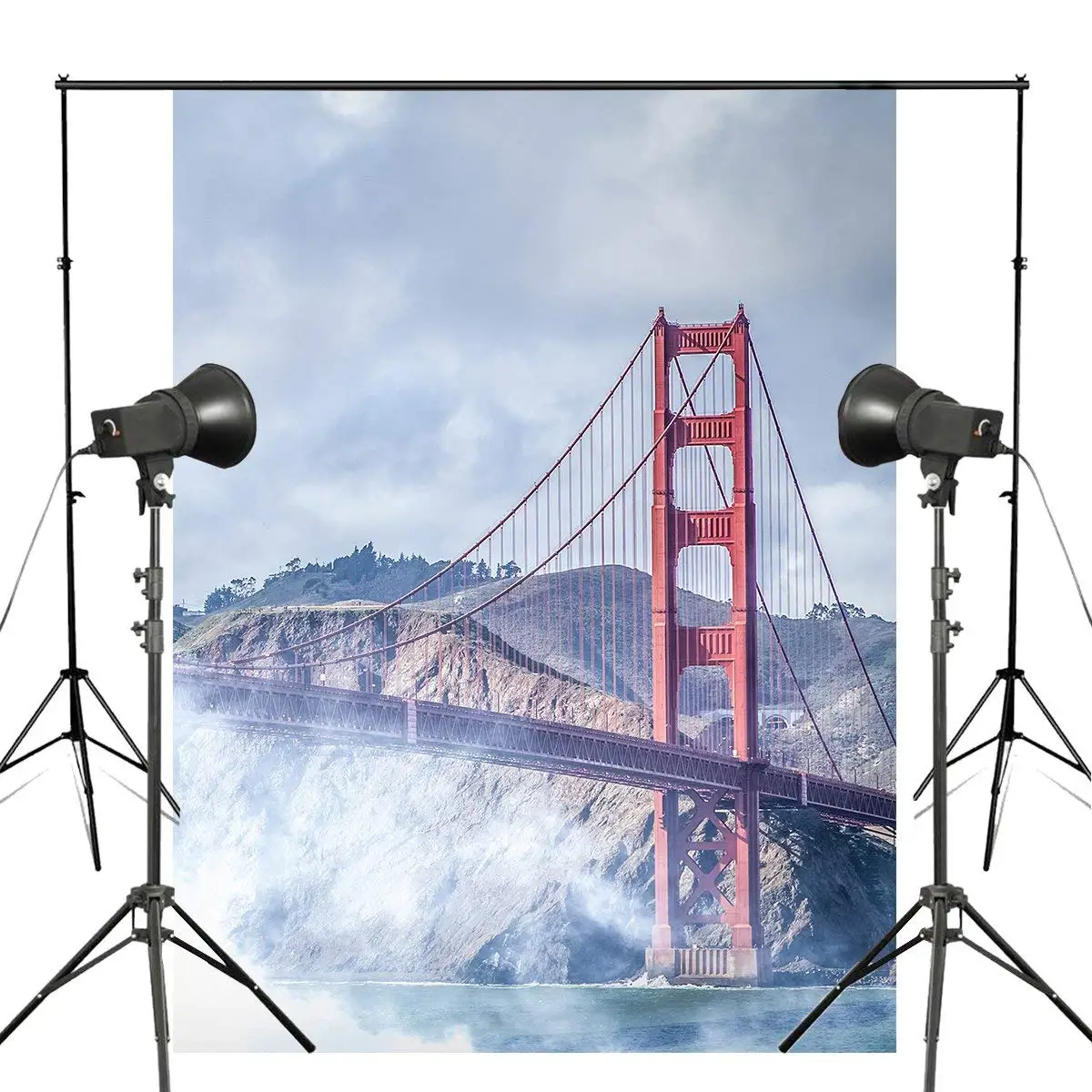 5x7ft Сан-Франсиско Золотые ворота фотографии фон США туман мост фотостудия