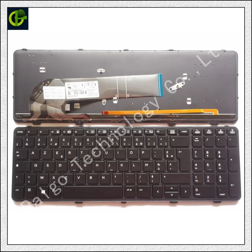 

French Azerty Backlit keyboard for HP probook NSK-CQASV 9Z.N9KSV.A0F 736648-051 738696-051 721953-051 727682-051 728918-051 FR