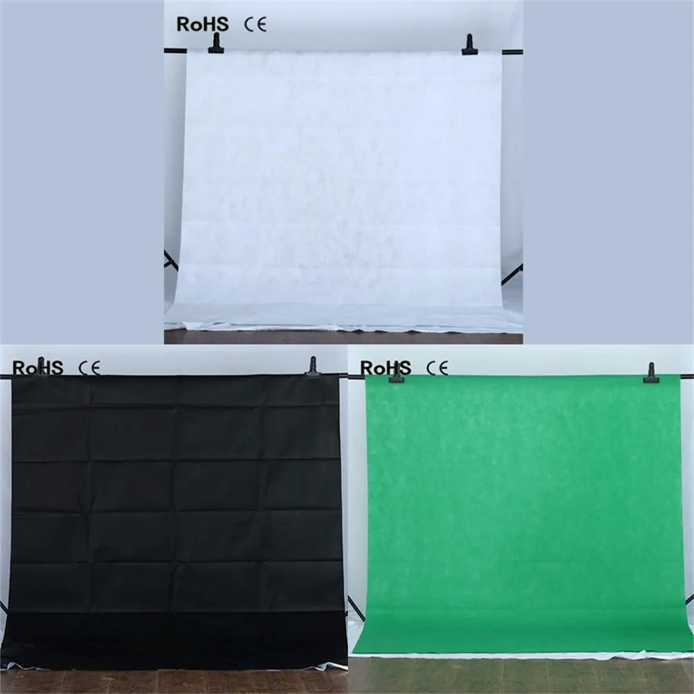 

Practical Durable Non-Woven Fabric Studio Photography Background Screen 1.6*3M Large Photographic Backdrop Cloth