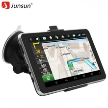 Junsun Car GPS Navigation Android 7 inch 16GB Bluetooth Quad-core Navigator russia Navitel Europe map truck gps sat nav