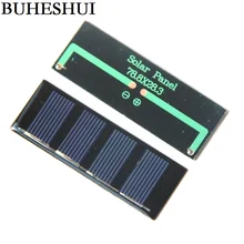 BUHESHUI Solar Panel 2v 0 2W Mini Solar Cell For Small Power Appliances Solar Toy Panel