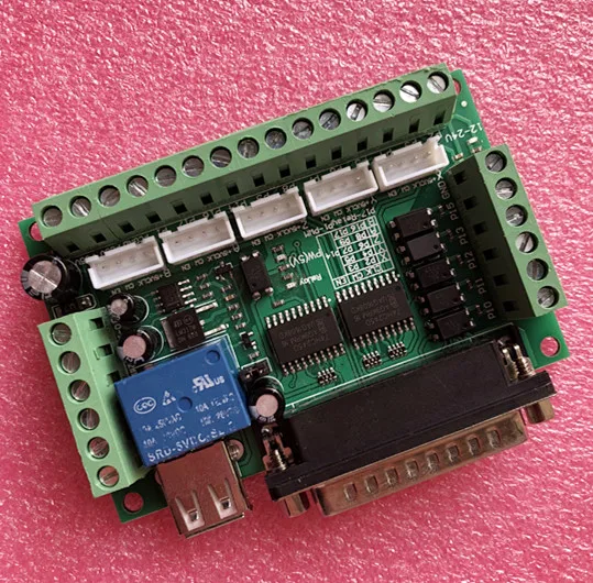 

10pcs 5 Axis CNC Breakout Board With Optical Coupler For Stepper Motor Driver MACH3