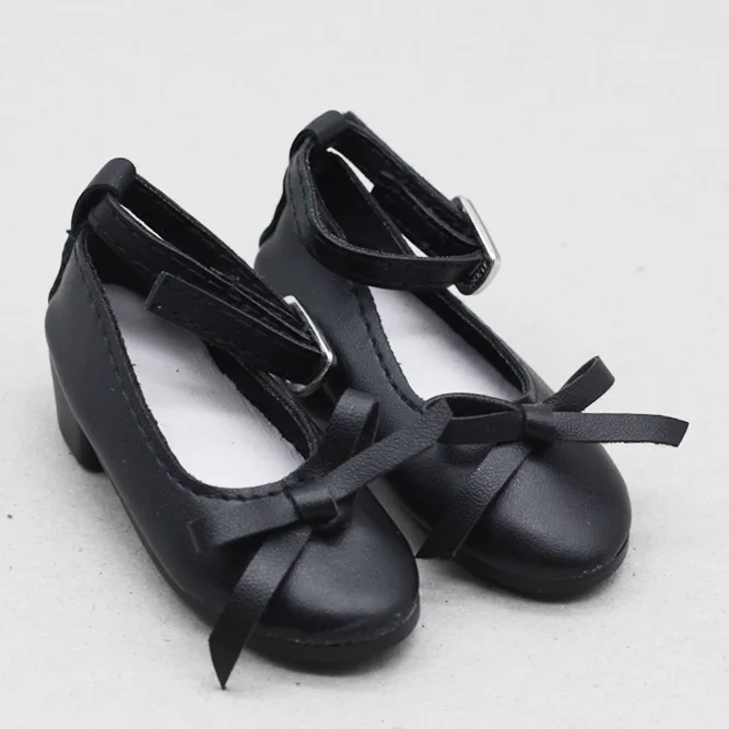 1pair Fashion PU Leather Shoes For 16inch 60cm BJD SD Dolls mini shoes toy fit 1/3 Dolls 7.8cm