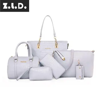 

Z.L.D. Multifunctional mother and daughter bag Crossbody bag women's shoulder bag six sets of handbags Composite Bag Handbags