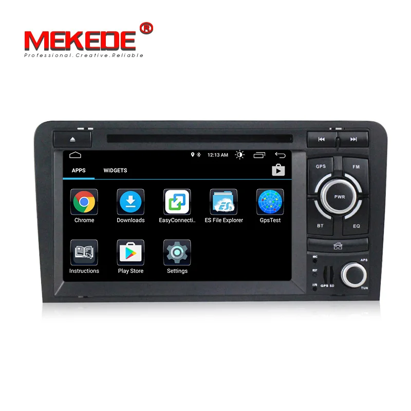 Top Android 8.1 car dvd cd multimedia player with gps navigation system for Audi A3 S3 Audi A3 S3 2003-2011 support SWC wifi BT FM 3
