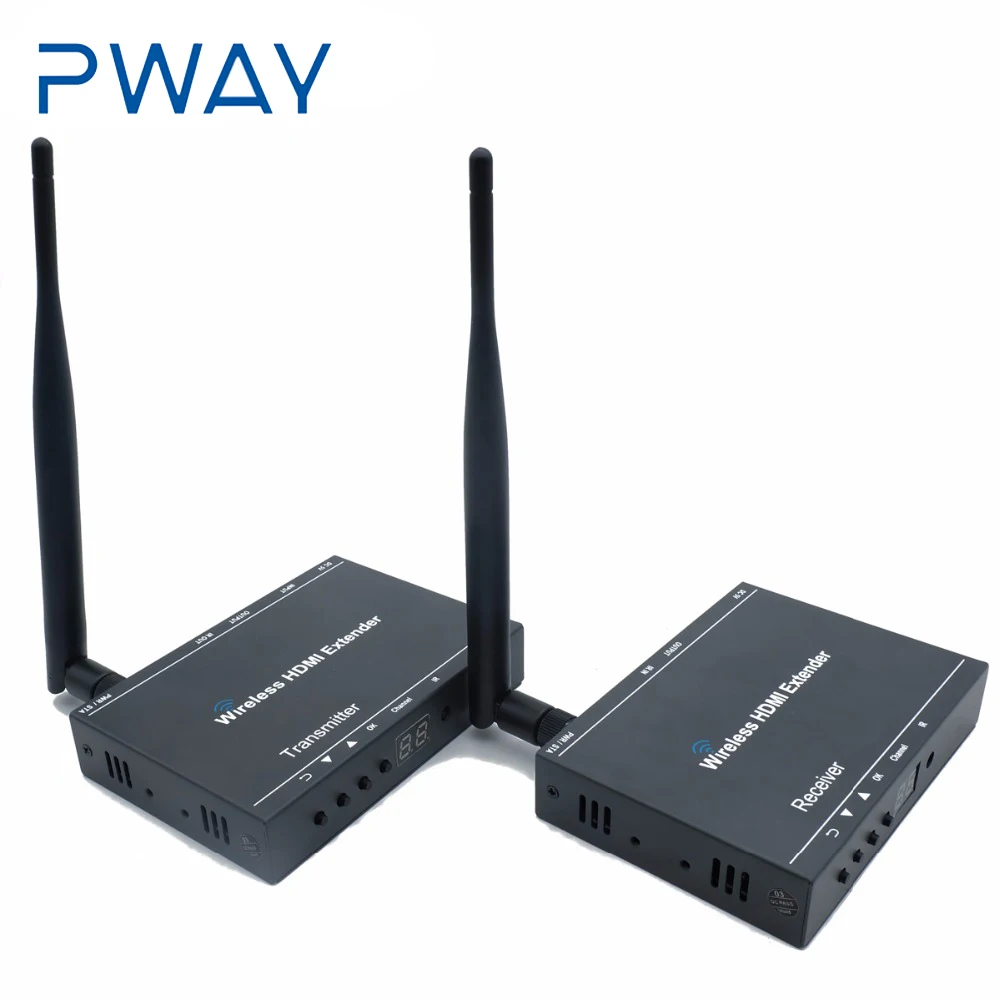 

Wireless HDMI Port Extender Kit Matrix (TX RX) 2x2 Wifi transmitter and receiver up to 50m/164ft with IR Repeating Loop Out