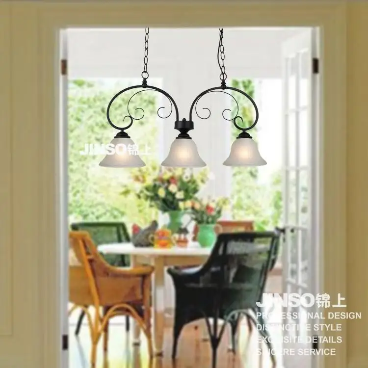 Fashion brief wrought iron pendant light bar lighting lamps 2011 - 3 | Освещение