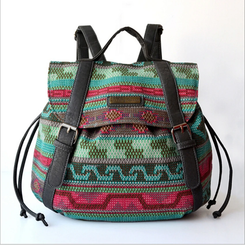 

New Designer Brand Women Printing Backpack Preppy Style Canvas School Bag For Teenagers Small Shoulder Bag Sac A Dos Top Quality