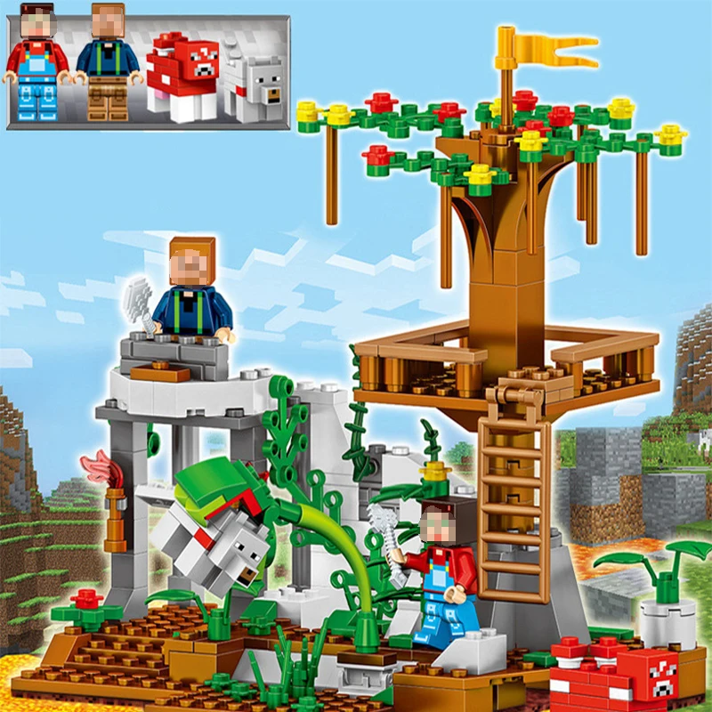 My World Garden Minecraft Legoings Technic Building Blocks Toy Hobbies Action Figures Bricks Toys Gifts 