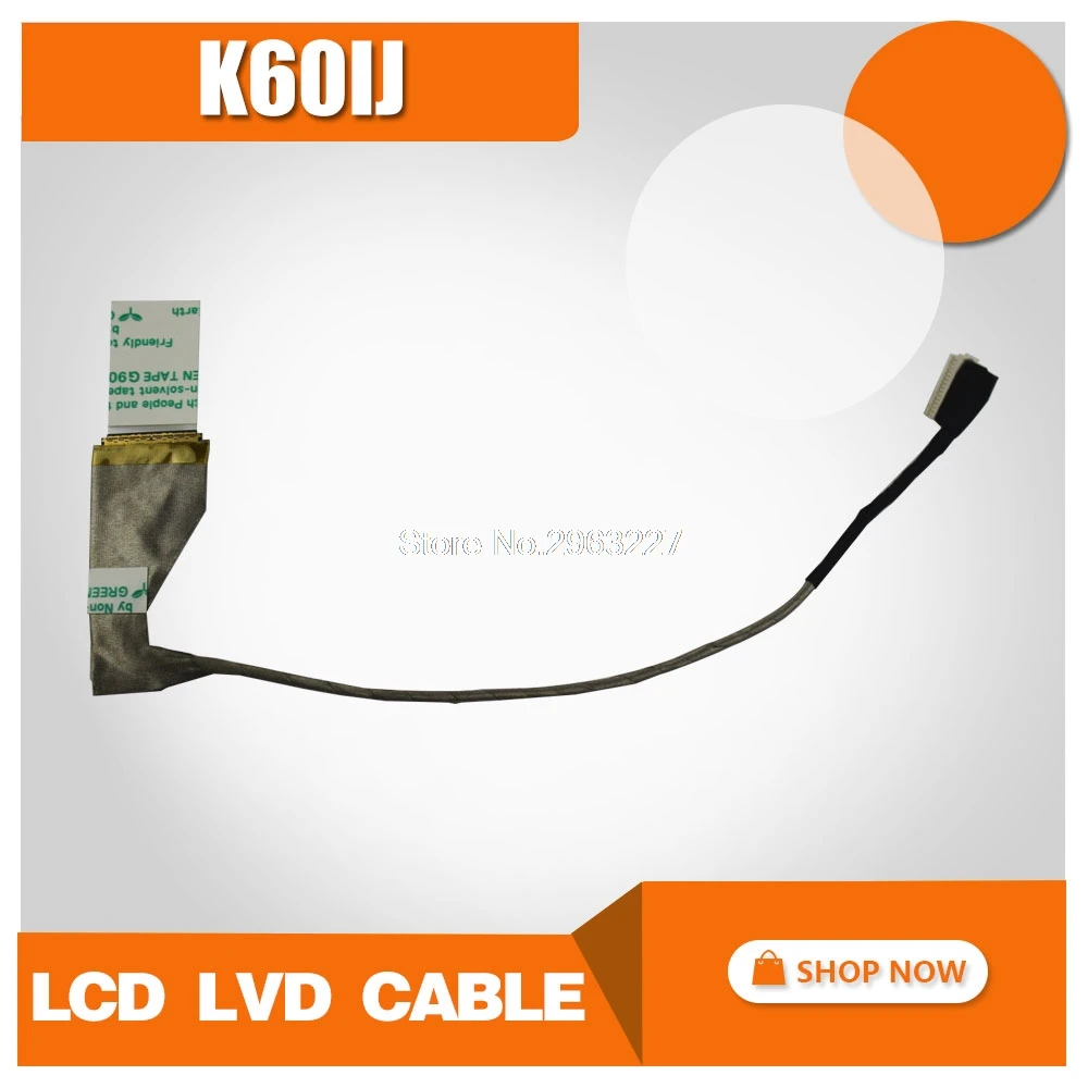 Для For Asus Screen line K50IE K50IJ X8AAF X8AIP A41I K40AB K40IN X5DI LCD LVD кабель хорошо работает|lcd cable|for cablelcd