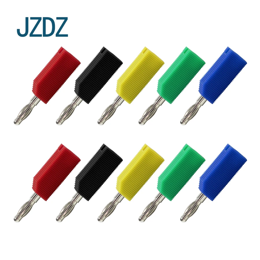 

JZDZ J.10032 4mm high quality weld-free banana lantern plug can be folded and inserted 4mm banana plug