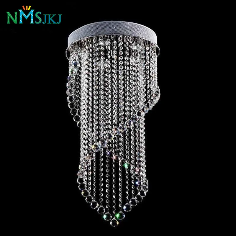 

Modern Crystal Chandelier Light Fixture Crystal Light lustres for Ceiling Lamp Prompt GU10 Base Shipping 100% Guanrantee