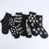Modeager Fashion Hip hop Black Color Skeleton Alien Halloween Cool Women Socks Cotton Soft Summer Thin Novelty Socks for Women ► Photo 2/6