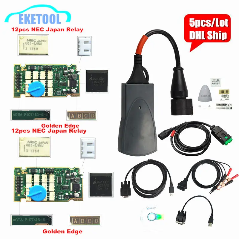

5pcs/Lot Lexia3 Full Chip Diagbox V7.83 Firmware 921815C PP2000 V25 Lexia V48 Car Diagnostic Tool Lexia-3 For Citroen/Peugeot